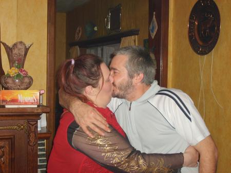 moi et mon petit homme que j'aime .