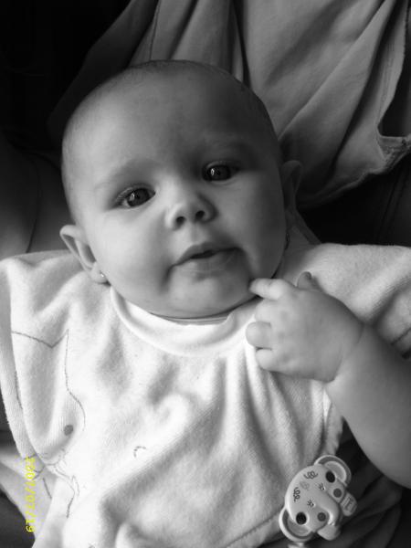 voici mon bébé d'amour 